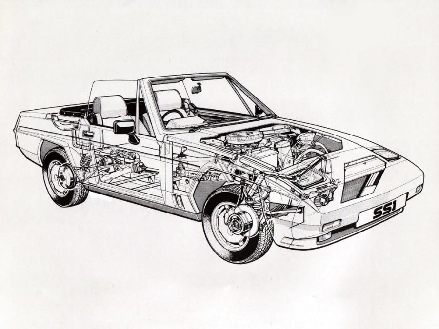 Схема Reliant Scimitar SS1 1984 года  (фото 5 из 8)